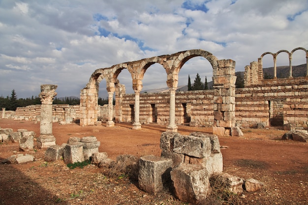 Römische Ruinen in Anjar, Libanon