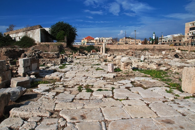 Römische Ruinen in Tyre (Sour), Libanon