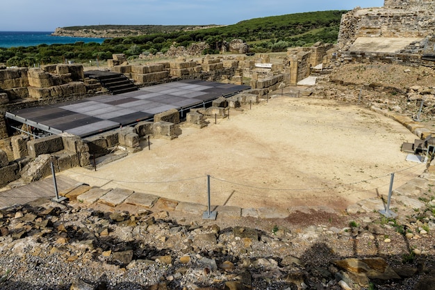 Römische Ruinen von Baelo Claudia in der Nähe von Tarifa in Spanien