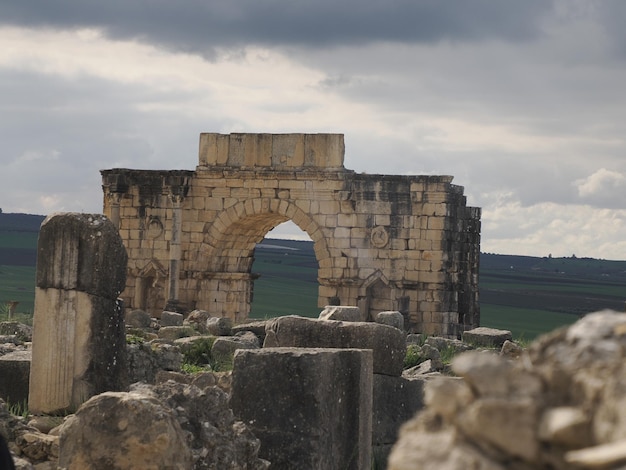 Römische Ruinen von Volubilis in Marokko - Die am besten erhaltenen römischen Ruinen zwischen den Kaiserstädten Fes und Meknès