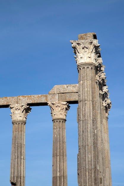 Römischer Tempel in Evora, Portugal