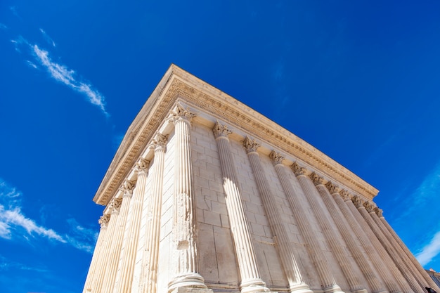 Römischer Tempel Maison Carree in Nimes, Frankreich