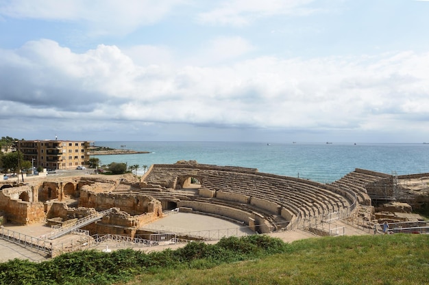 Römisches Amphitheater in Tarragona, Katalonien, Spanien