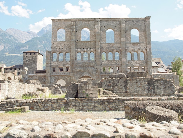 Römisches Theater Aosta