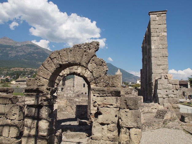 Römisches Theater Aosta