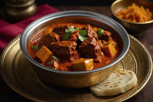 Foto rogan josh con verduras en vinagre