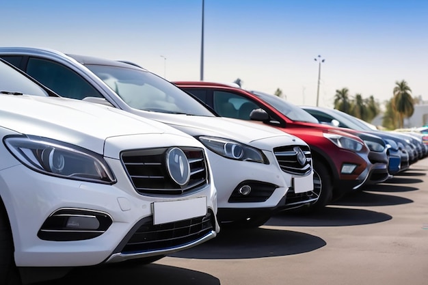 Foto rognacfrance 13 de abril de 2016 nuevos coches renault nissan dacia estacionados en el centro de distribución