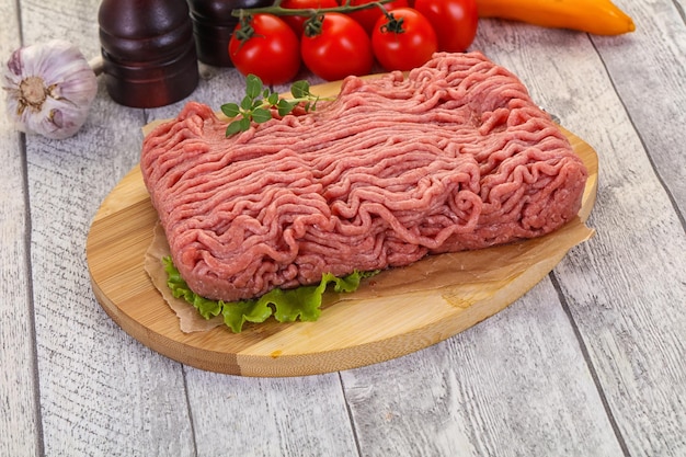 Rohes Putenhackfleisch