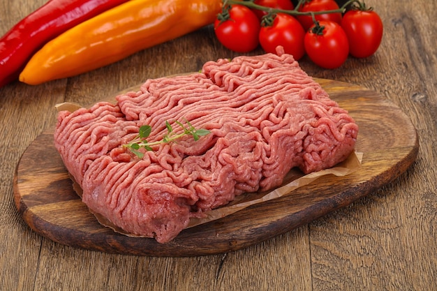 Rohes Putenhackfleisch