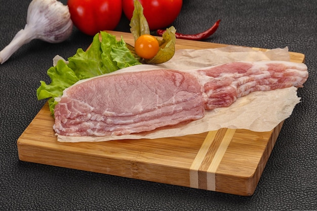 Rohes Schweinefleisch