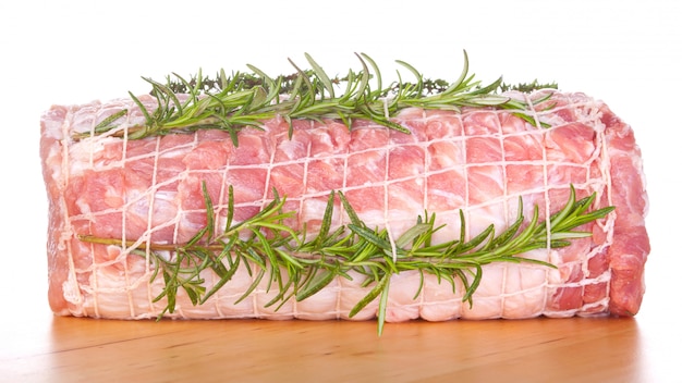 Rohes Schweinefleisch