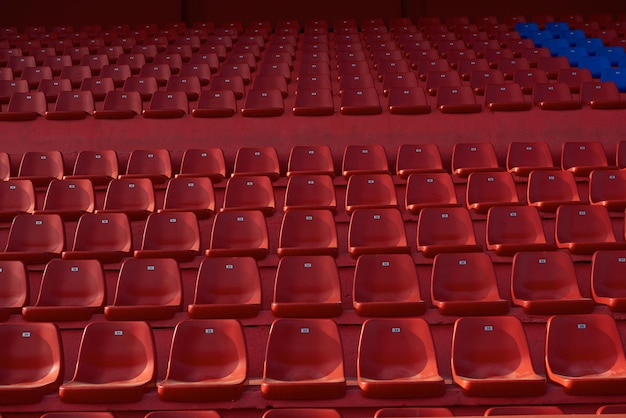 rojo estadio asiento fila papel pintado sillas vacío