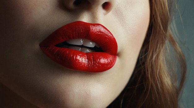 Rojo lápiz de labios