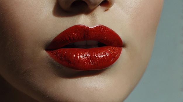 Rojo lápiz de labios