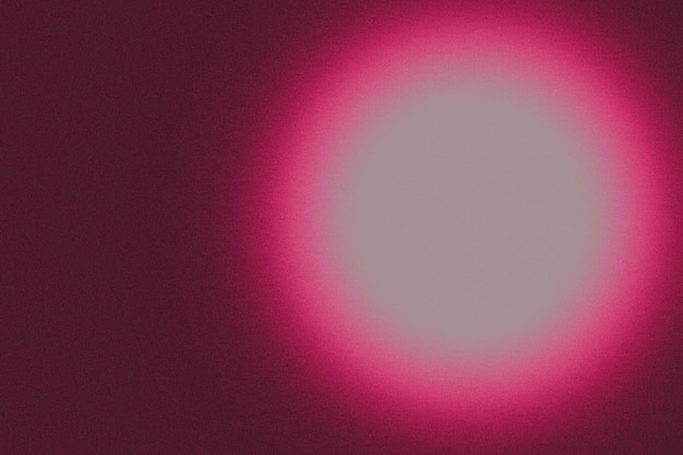 Rojo rosa gris círculo abstracto holo gradiente fondo Color gradiente Ruido grano áspero retro