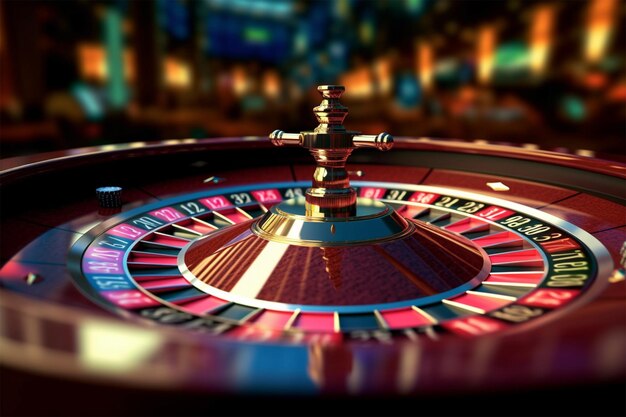Foto roleta de jogo de casino