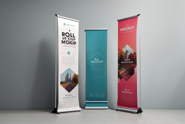 Foto roll-up-banner-mockup