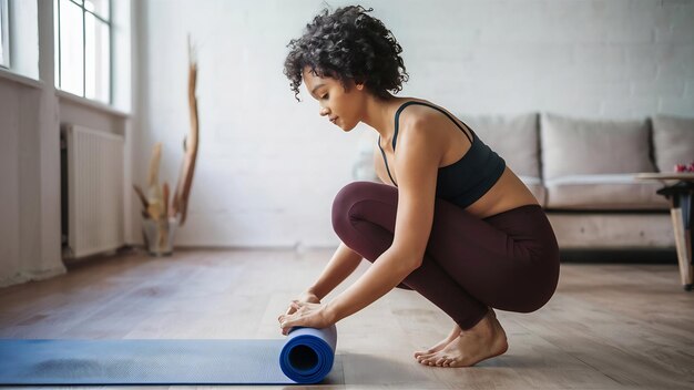 Rollende Yoga-Matten für Frauen