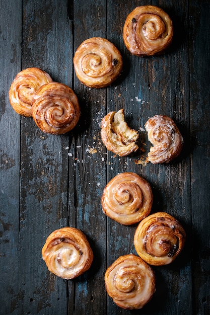 Rollitos De Canela De Hojaldre