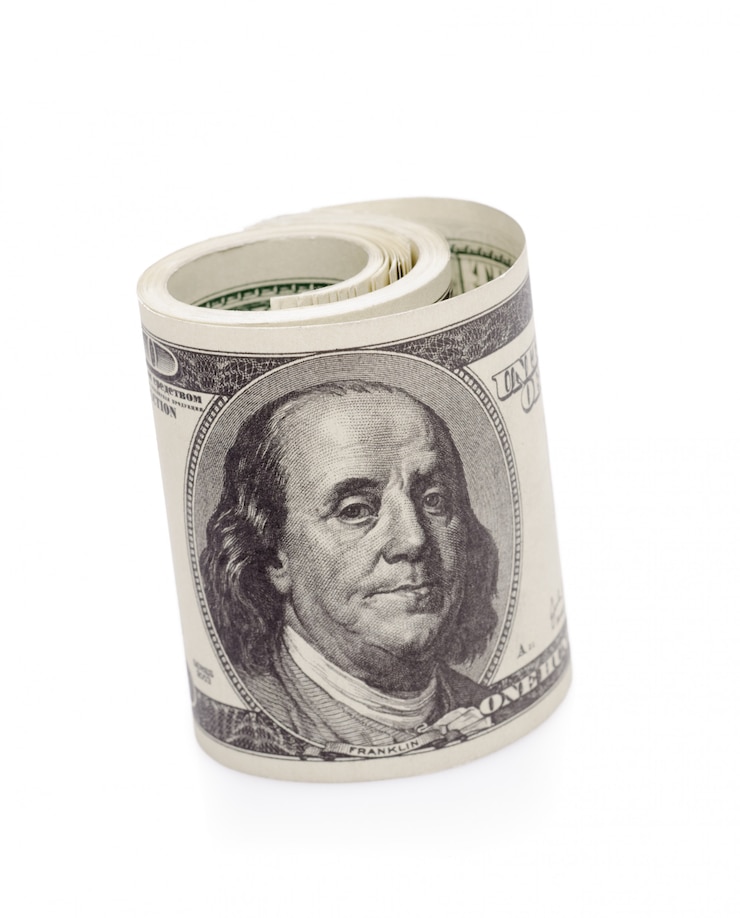Foto rollo de dinero