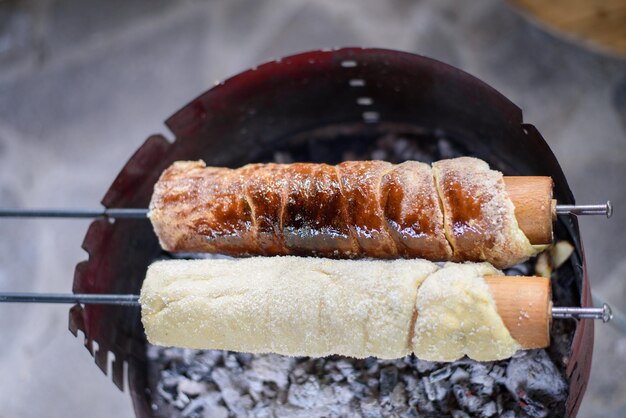 Rollo de pastel de chimenea