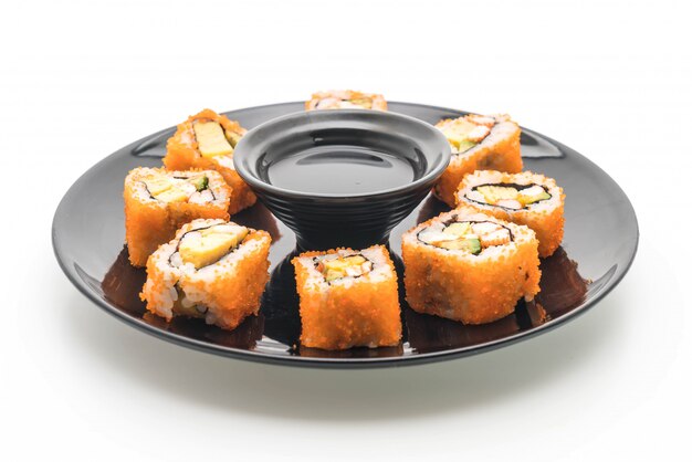 rollo de sushi de california