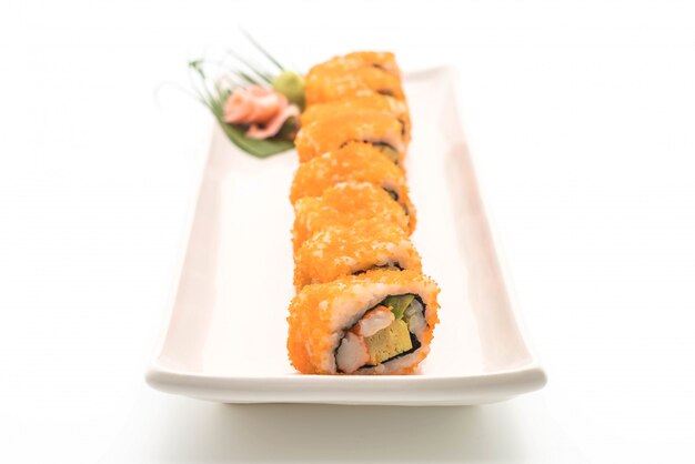 rollo de sushi de california