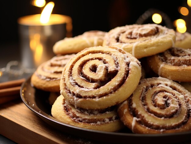 Foto rollos de canela para la navidad