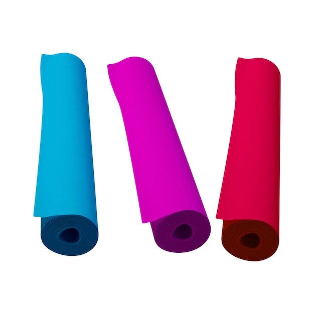 Rollos de papel de colores