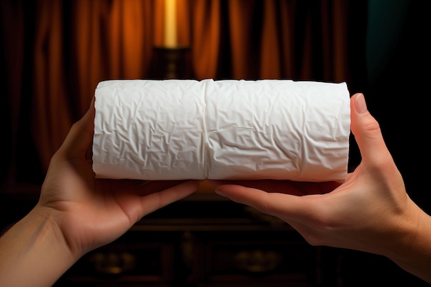 Rollos de papel higiénico blanco para el cuidado personal.