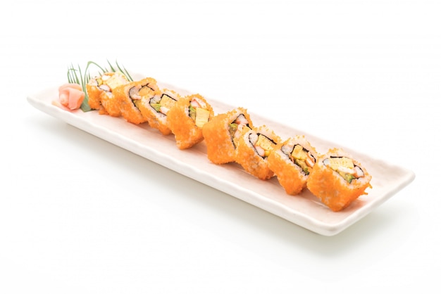 rolo de sushi Califórnia - estilo de comida japonesa
