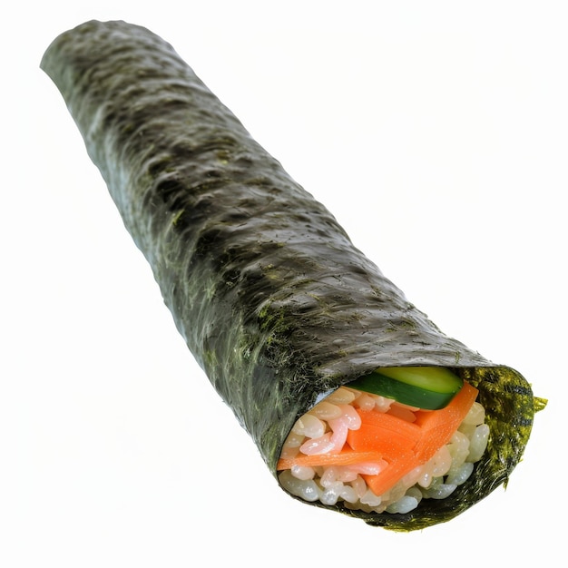 Rolo de Sushi com recheio de vegetais