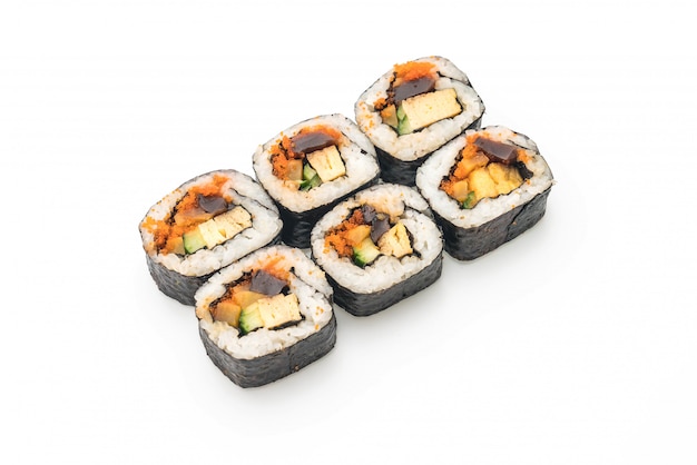 rolo de sushi - estilo de comida japonesa