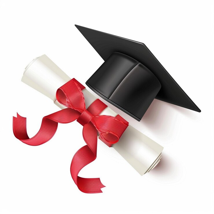 Foto rolo do certificado de graduação