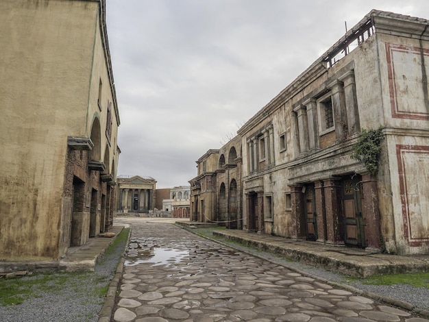 Rom, Italien, 26. November 2022: Rekonstruktion des antiken Roms für die HBO-Rom-Serie in den Cinecitta-Studios.