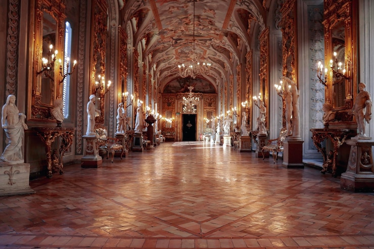 Roma 8 de febrero de 2017 Un hermoso pasaje en Roma Galleria Doria Pamphilj