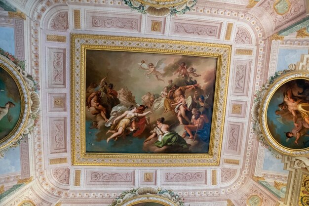 Roma, Italia - 22 de junio de 2018: Arte fresco en la Galleria Borghese de Villa Borghese