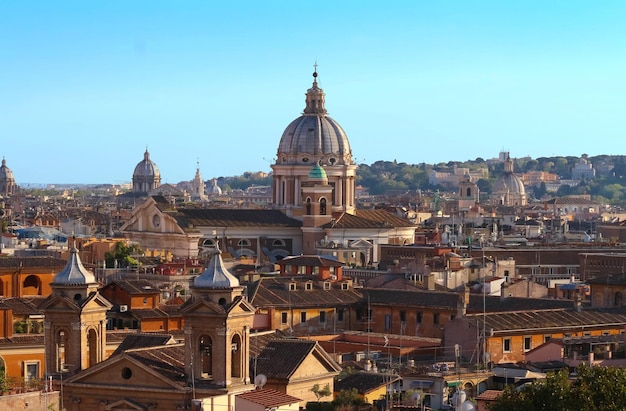 Roma Itália Vista aérea do centro da cidade