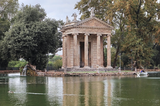 Roma Parque Borghese Templo de Esculapio