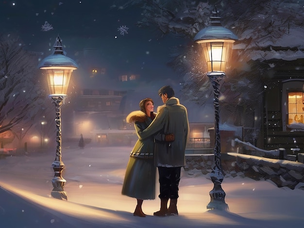 El romance de la noche de nieve