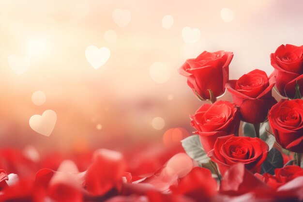 El romance radiante de San Valentín Foto de fondo