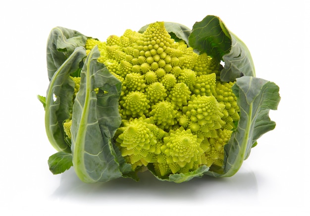 Romanesco-Brokkolikohl getrennt