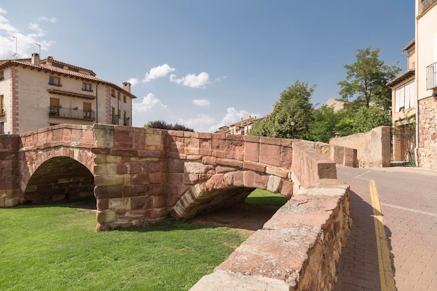 Romanische Brücke von Molina de Aragon Guadalajara Spanien