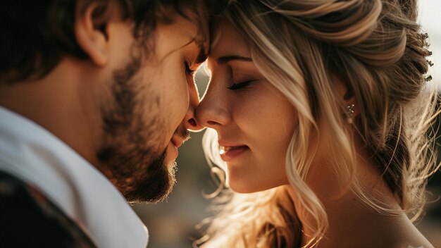 Romantic CloseUps Momente der Intimität zwischen Paaren