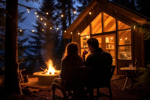 Romantic_Retreat_Campfire_Cabin