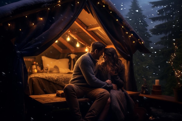 Romantic_Retreat_Campfire_Cabin