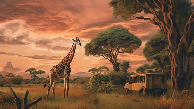 El romanticismo de un safari en Kenia