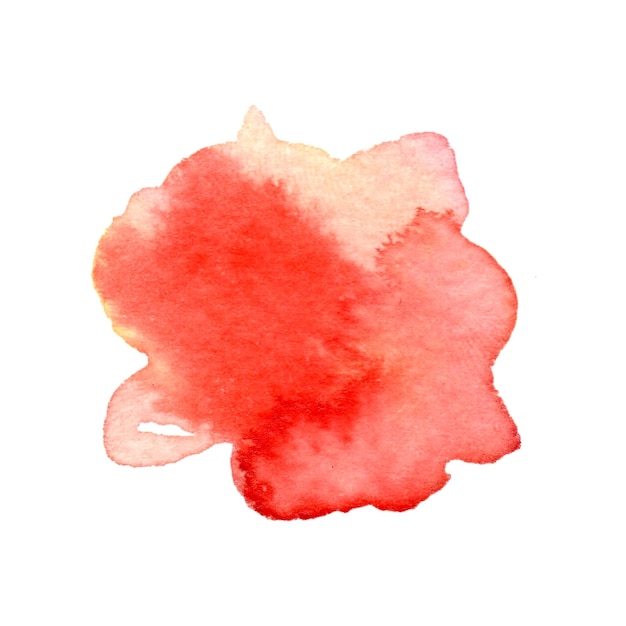 romantische Aquarellflecken in Schattierungen von Rot und Orange perfekt für Hochzeitsinladungen Grüße oder künstlerische Entwürfe