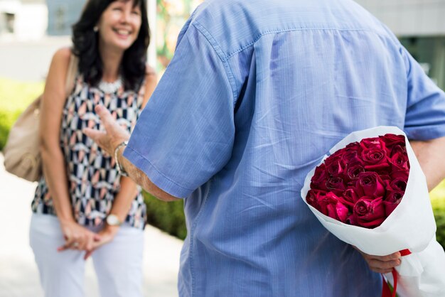 Romantische Liebes-Hochzeitstag-Überraschung