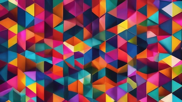 Rombo patrón de arte geométrico gráfico de colores